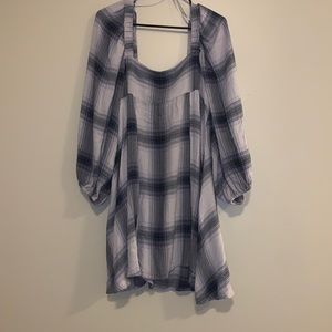 urban outfitters plaid dress